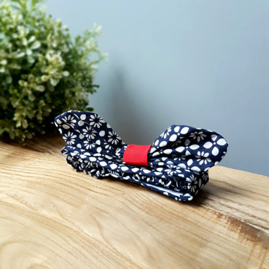 Bandeau cheveux vintage mélange Vichy Argana