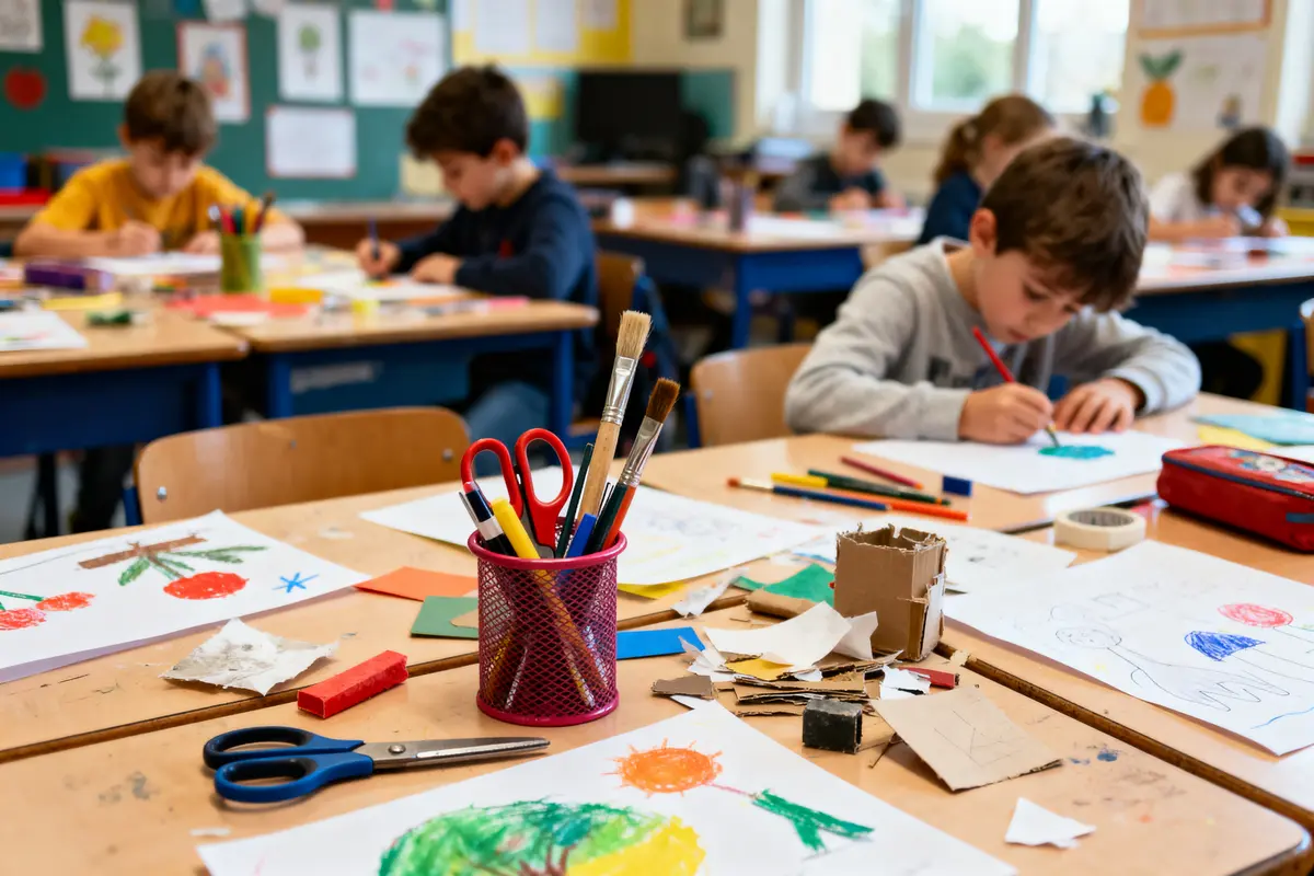 Idées créatives d'art visuel CE1