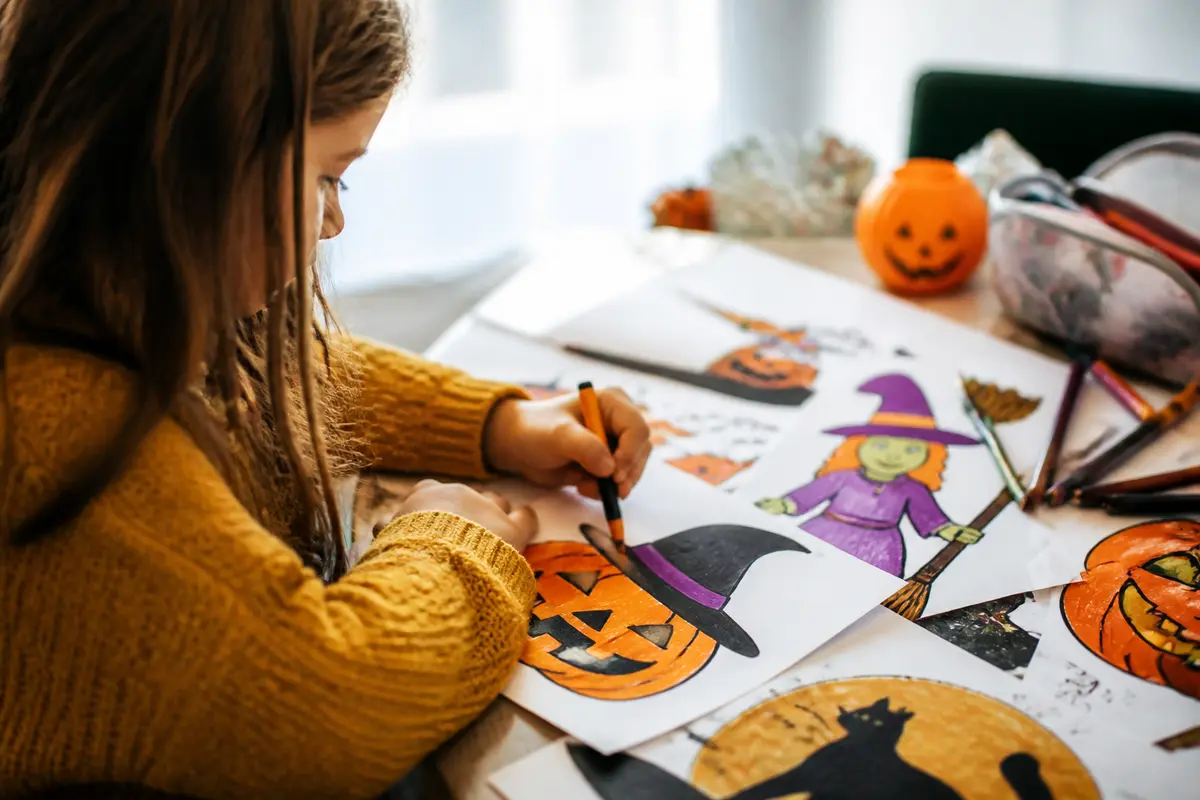 Coloriage Halloween enfant : 100 dessins gratuits à imprimer